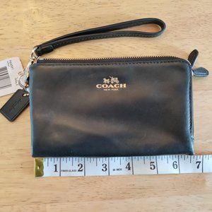 Coach Leather Wristlet - Brand New